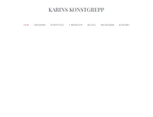 Tablet Screenshot of karinskonstgrepp.se